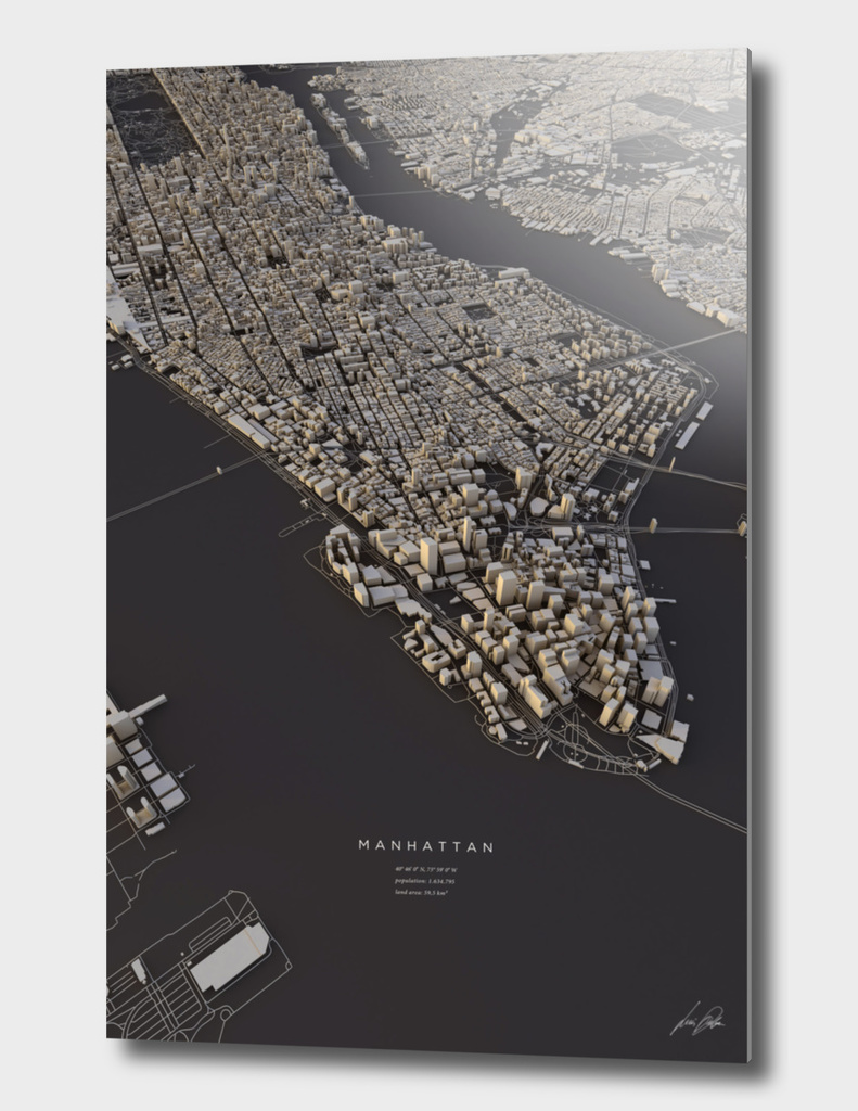 Manhattan City Map II