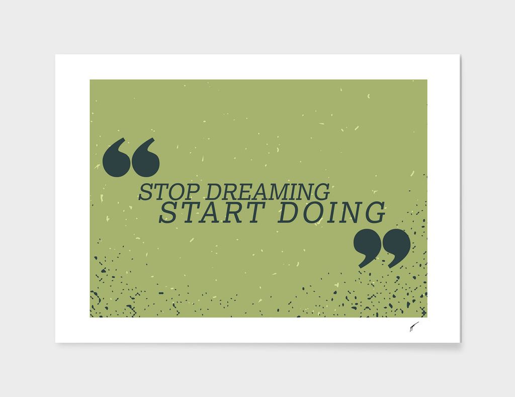 Quote Poster - 32 - Dreaming