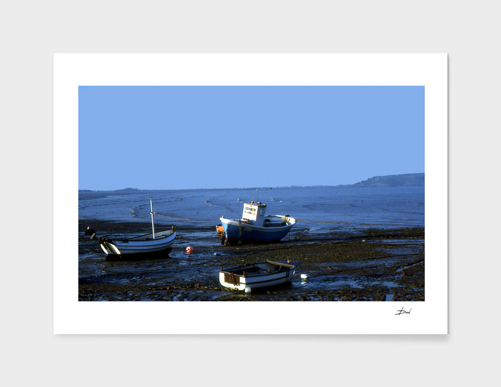 Boats At Low Tide