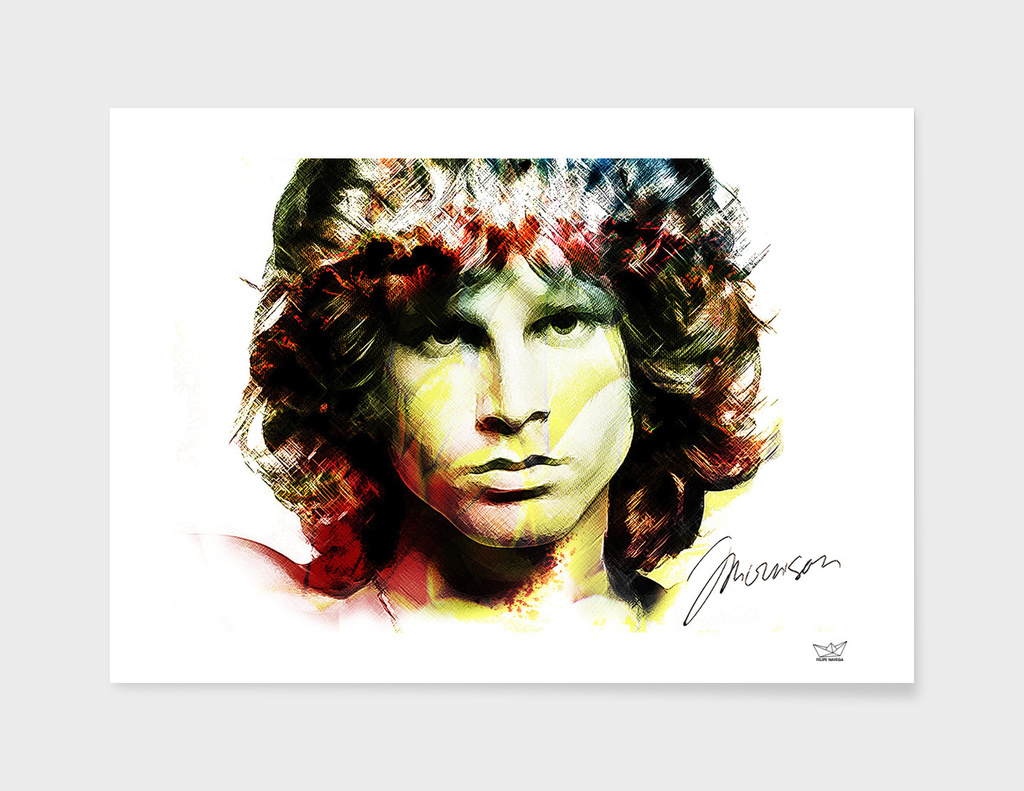Jim Morrison in Colors