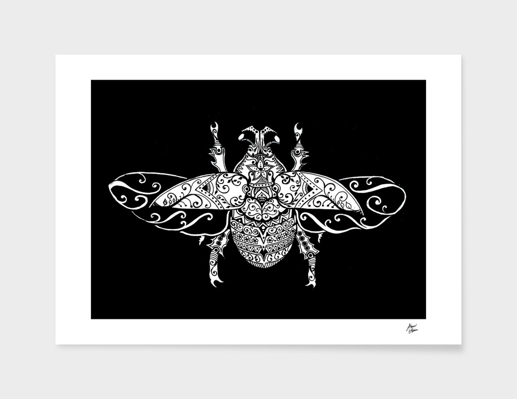vintage ornate beetle