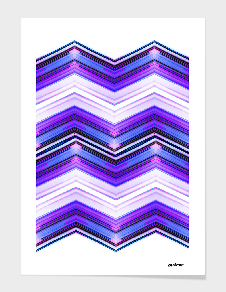 Geometric Wave 02 - Geometric Minimalism Art