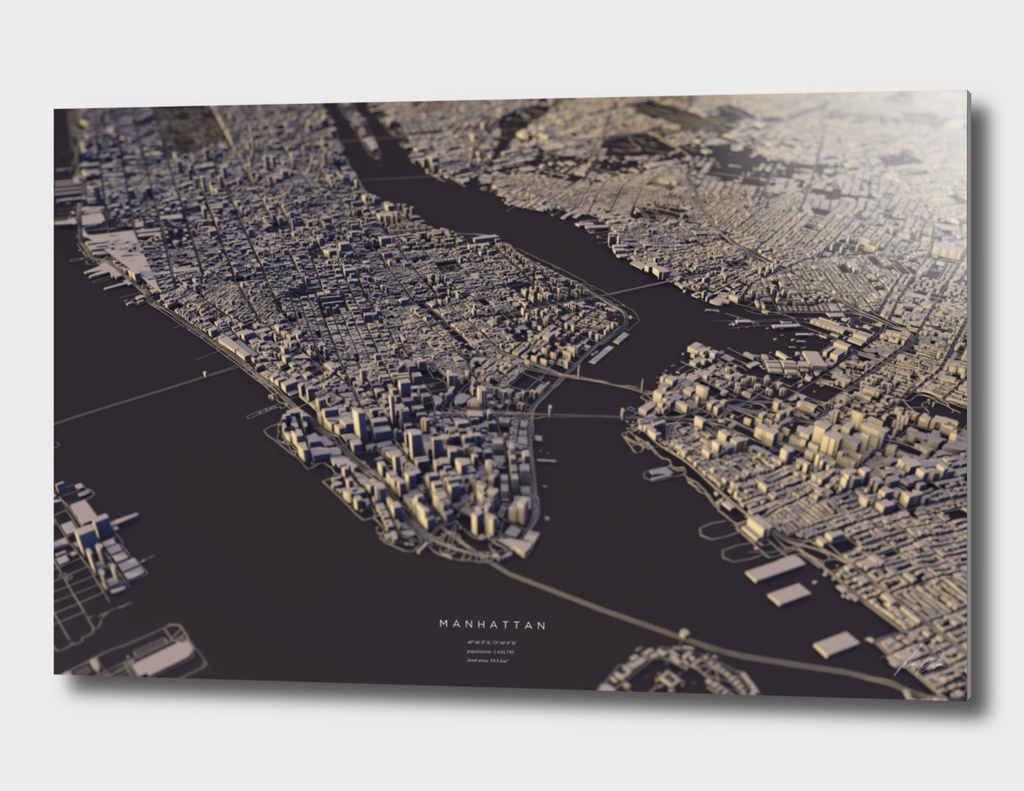 Manhattan city map
