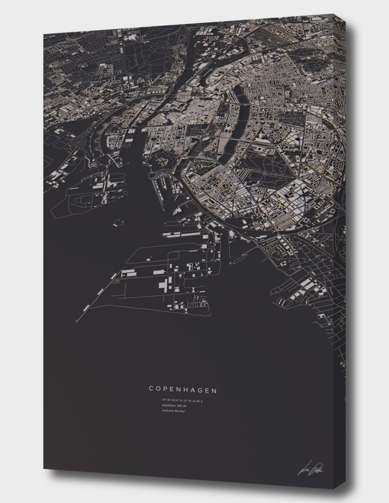 Copenhagen city map