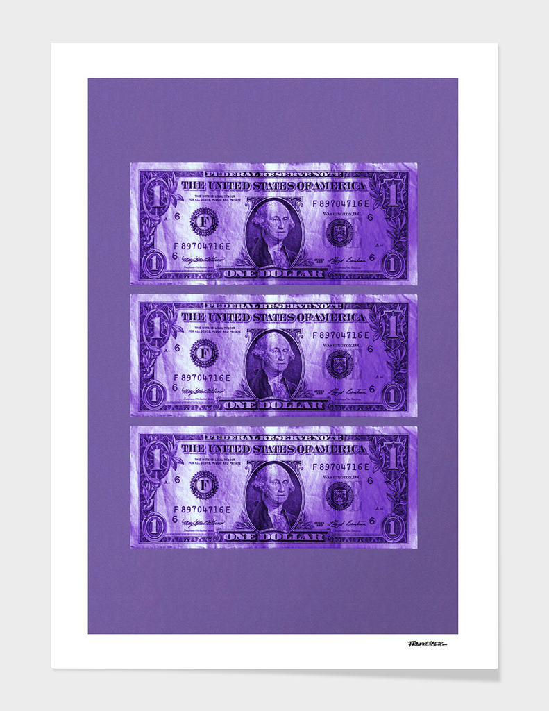 Greenback Front – 3 Dollar – Ultra Violet