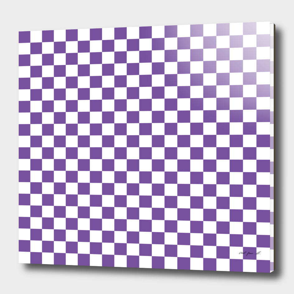 Purple Checkerboard