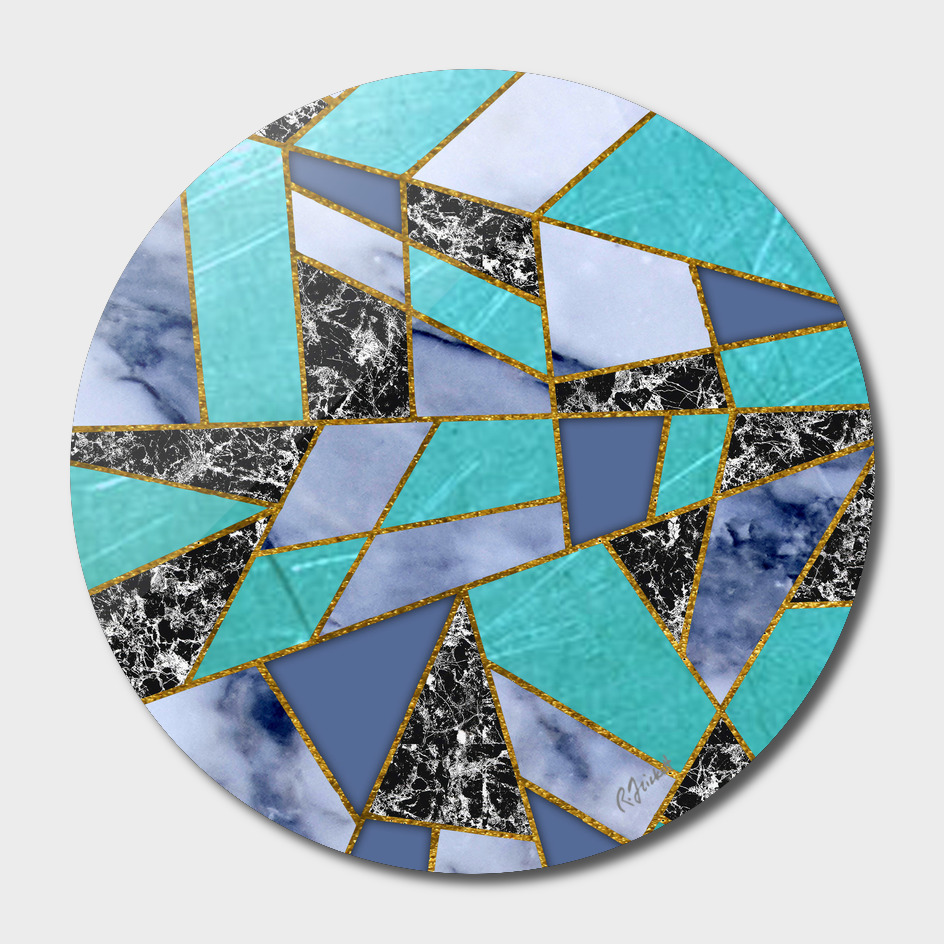 Abstract #457 Marble Shards