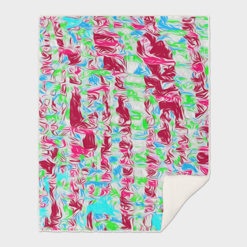 psychedelic splash painting pattern abstract in pink blue