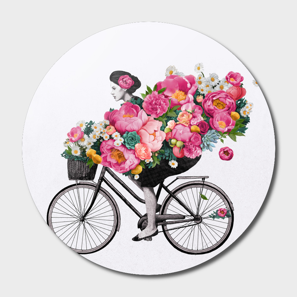 floral bicycle
