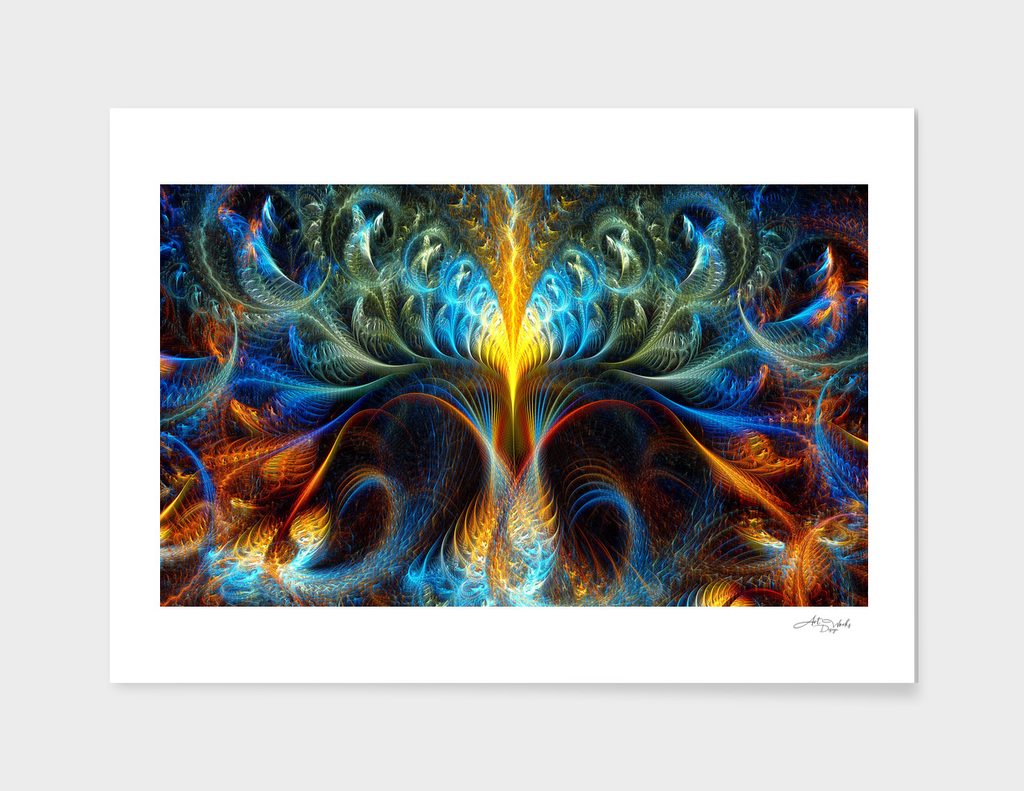 Tree of life - fractal abstraction