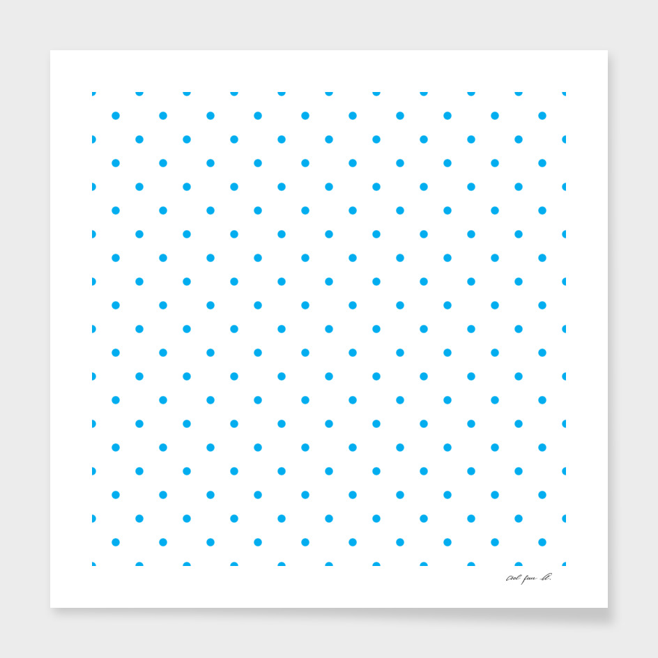 Small Blue Polka Dots Pattern