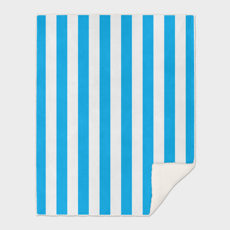 Vertical Blue Stripes
