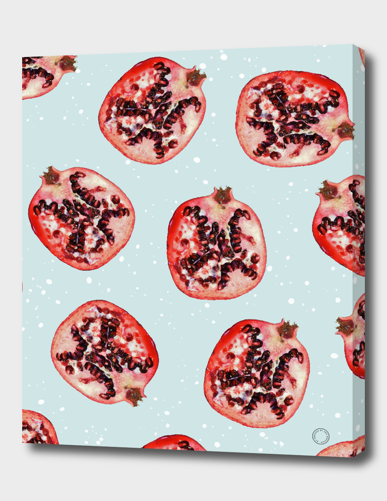 Pomegranate & Snow