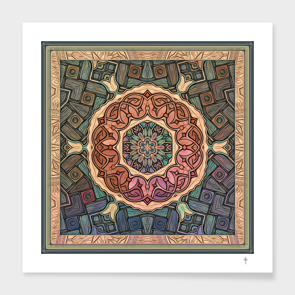 Mystic Sufi Mandala - The Desert Rose