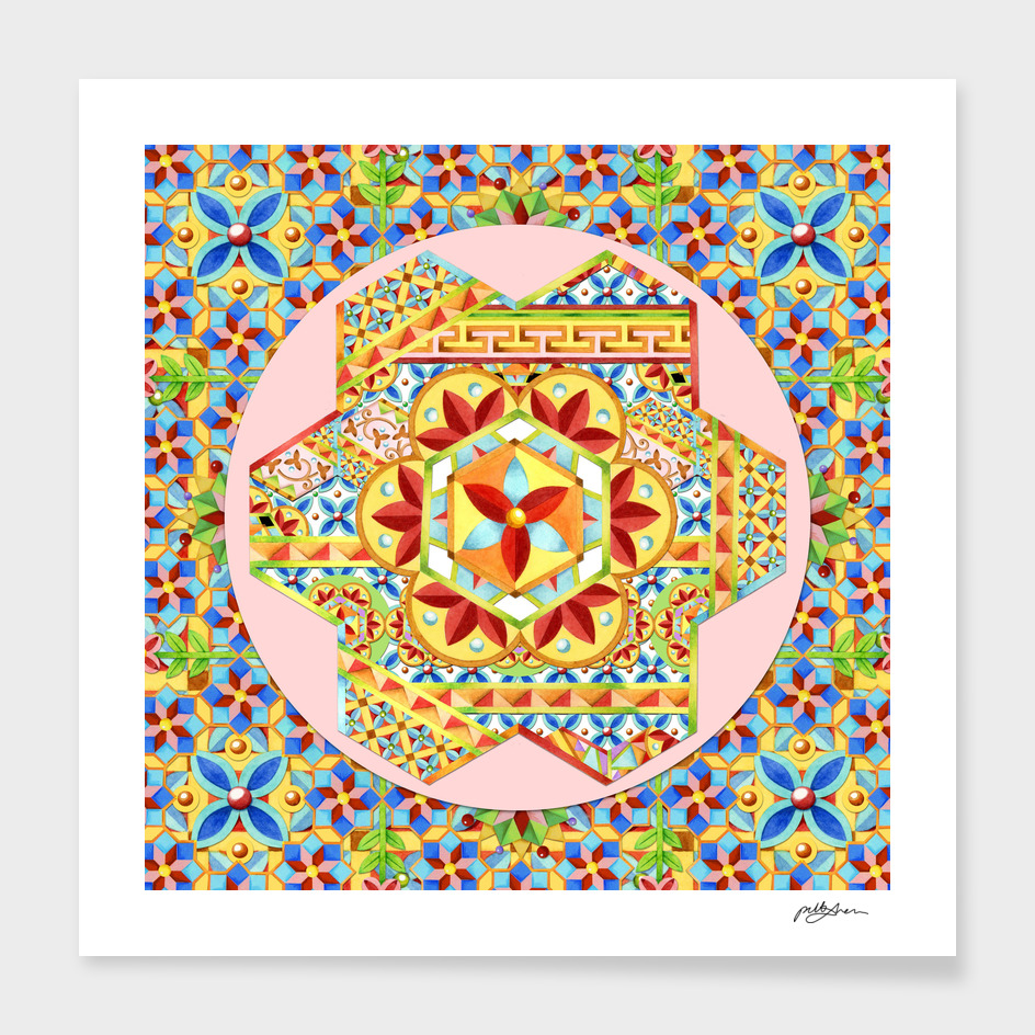 Gypsy Boho Hexagon