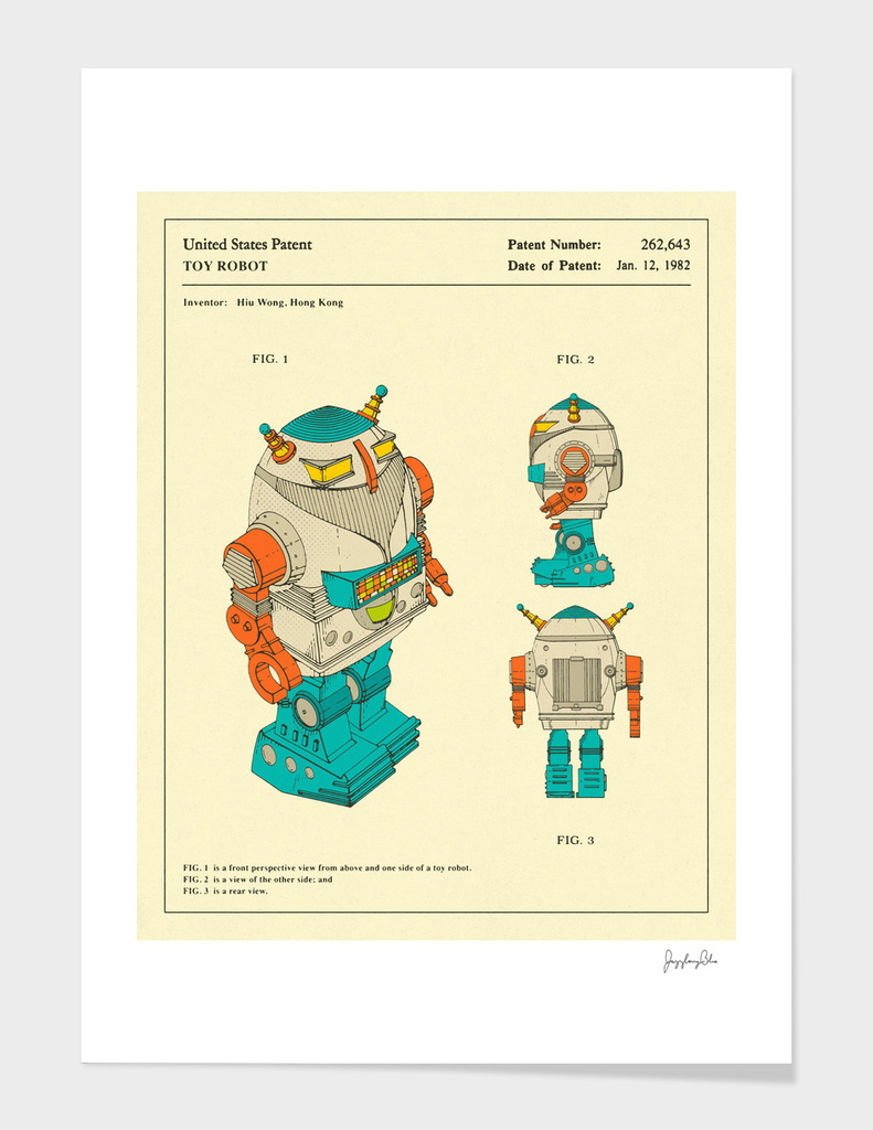 Robot Patent (1982)