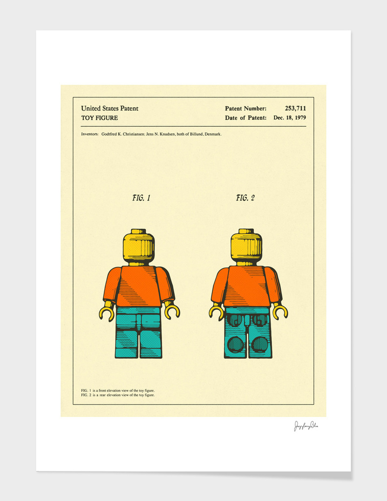 Toy Figure Patent - 1979