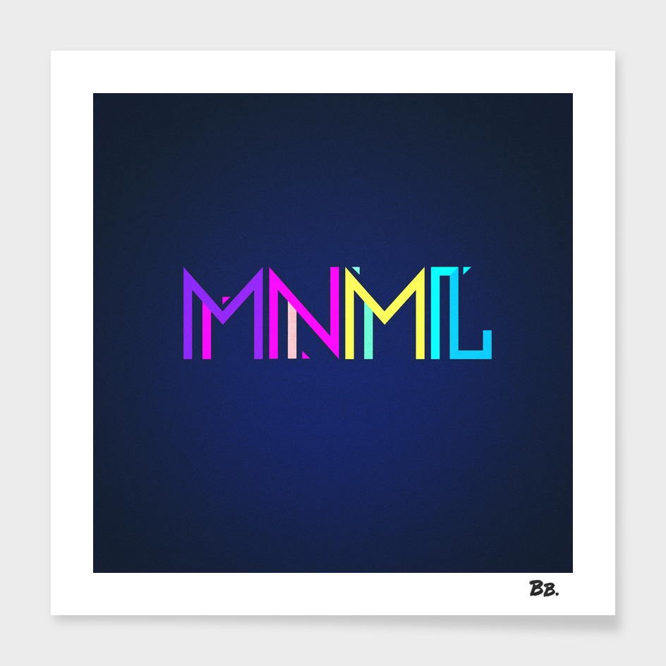 Minimal Type (Colorful Edm) Typography - Design