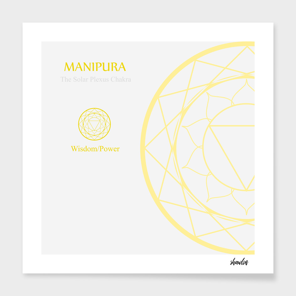 Manipura- The solar plexus chakra for wisdom or power