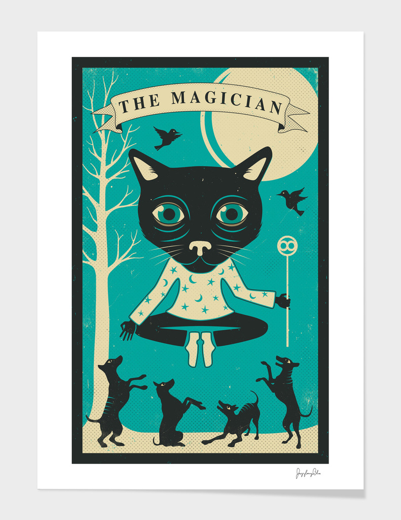 Tarot Card Cat: The Magician