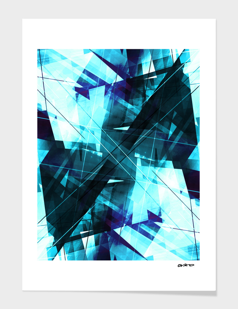 Iceless - Geometric Abstract Art