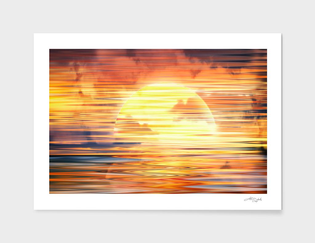 Artistic XVI - Abstract Sunset / NE