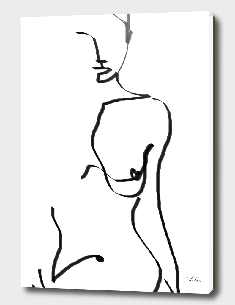 abstract nude