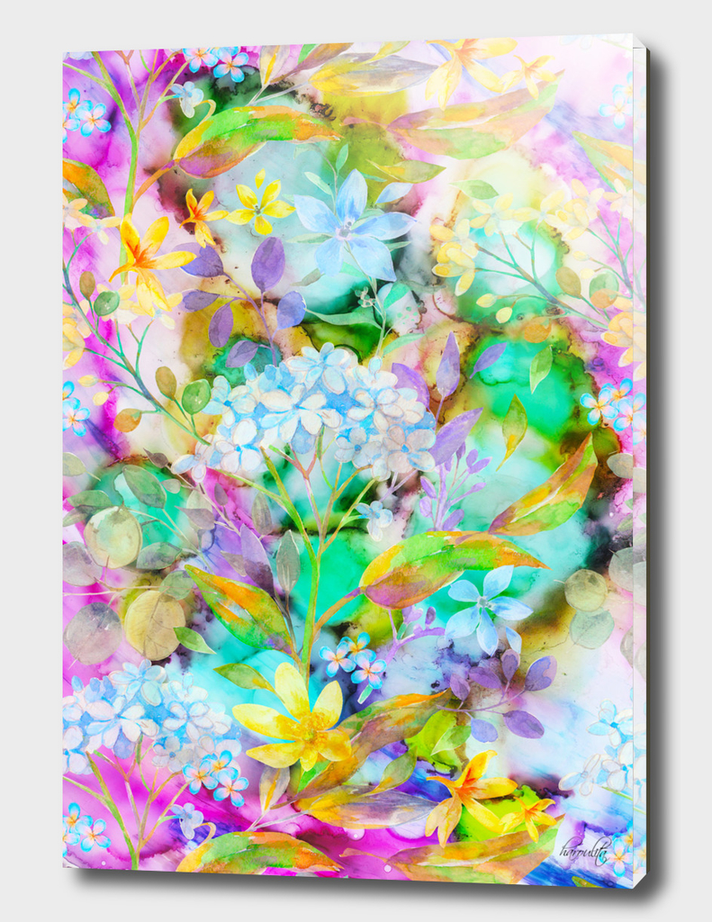 beautiful floral painting