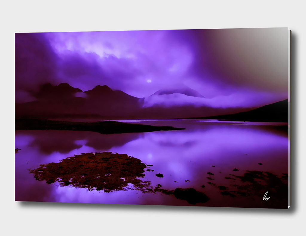 Scottish Loch Eerie Purple