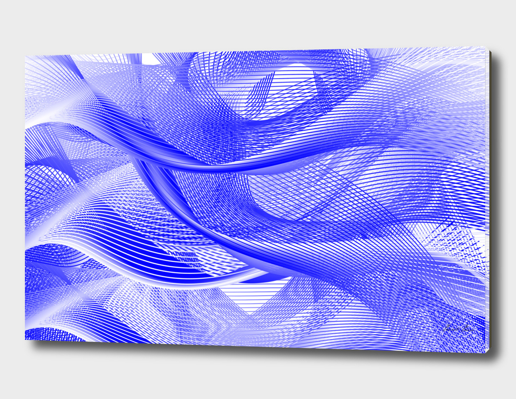 Abstract wave lines