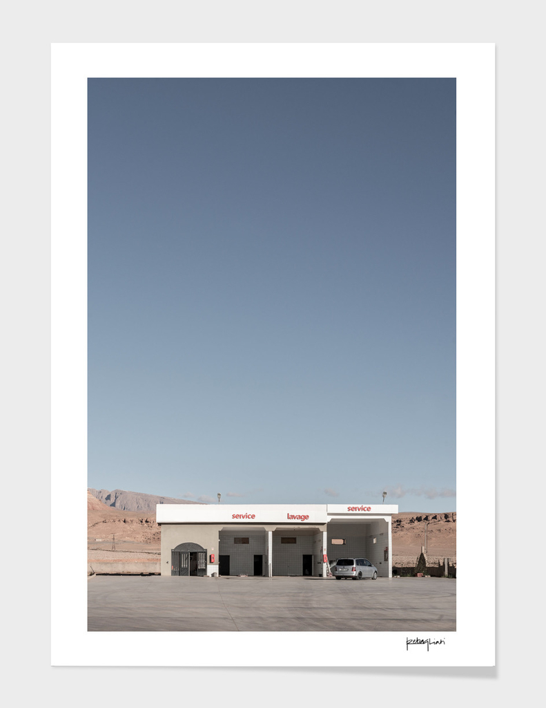 Gas Station in the middle of the desert