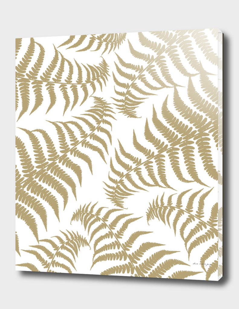 Fern Leaves Pattern - Golden Dream #2