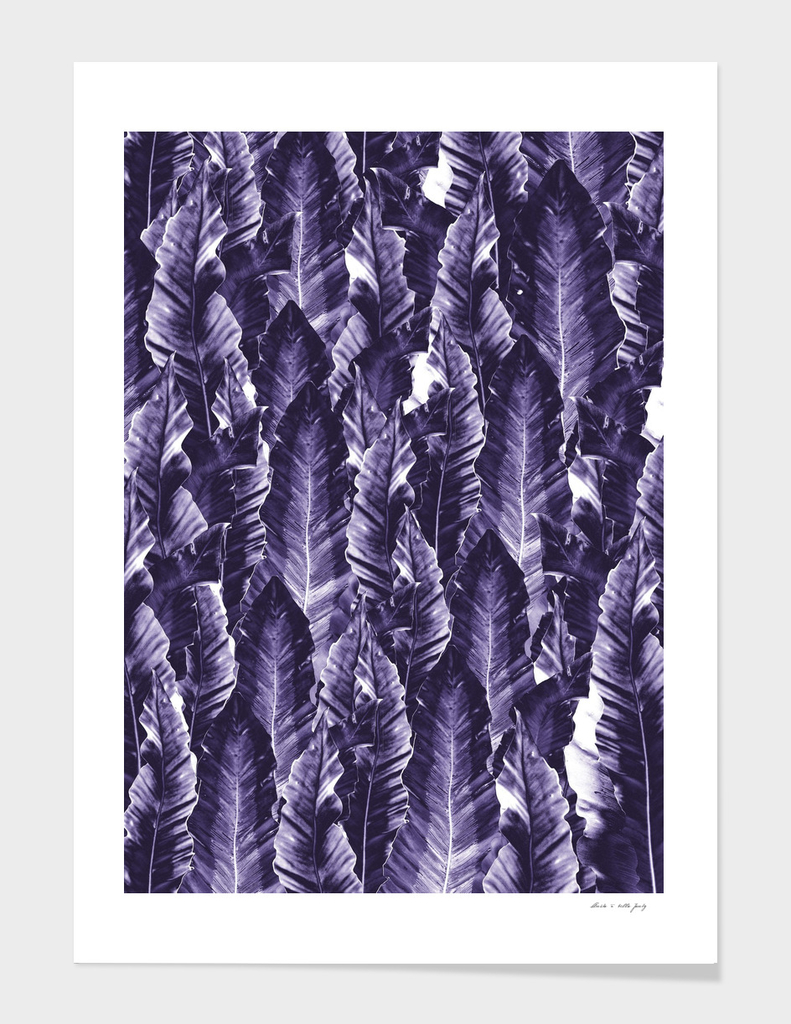 Ultra Violet Vibes #1 #tropical #foliage #decor #art