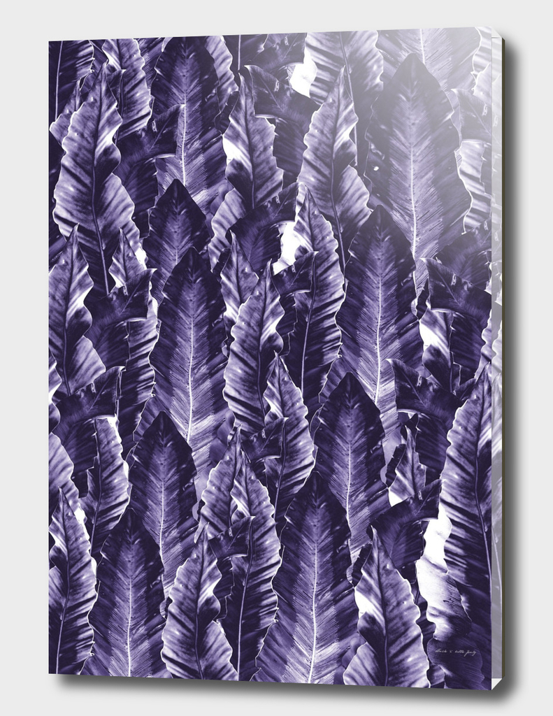 Ultra Violet Vibes #1 #tropical #foliage #decor #art