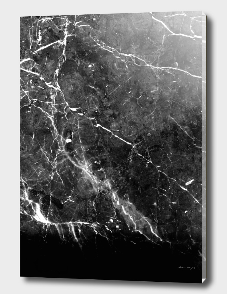 Black Gray Marble #1 #decor #art