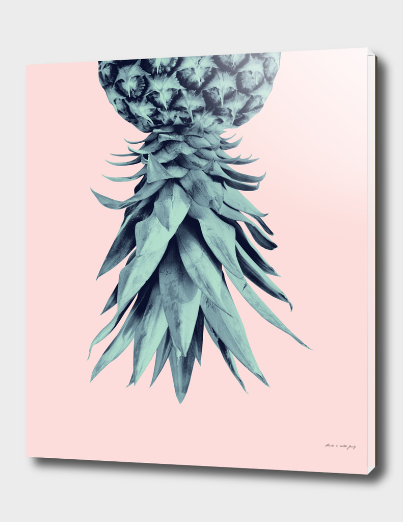 Pineapple Upside Down #2 #tropical #fruit #decor #art