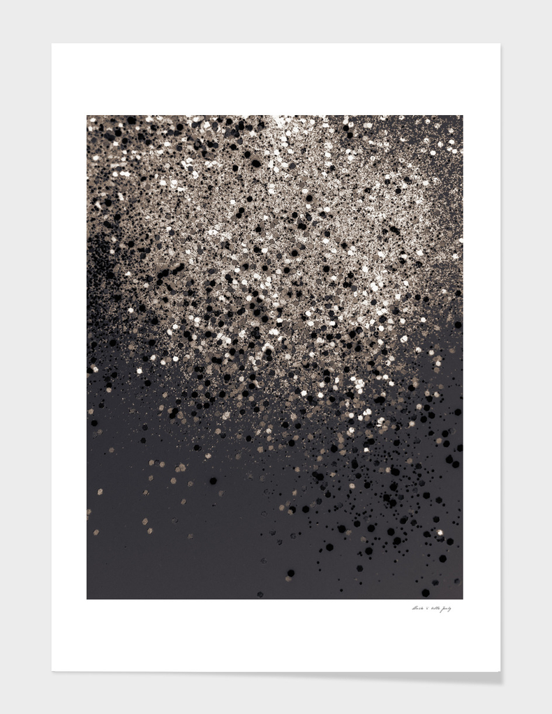 Sepia Glitter #1 #shiny #decor #art