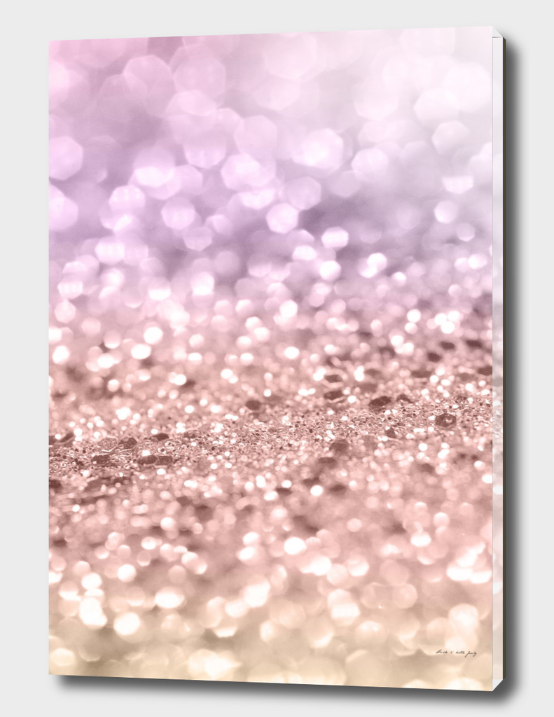 Rose Gold Blush Purple MERMAID Girls Glitter #1 #shiny