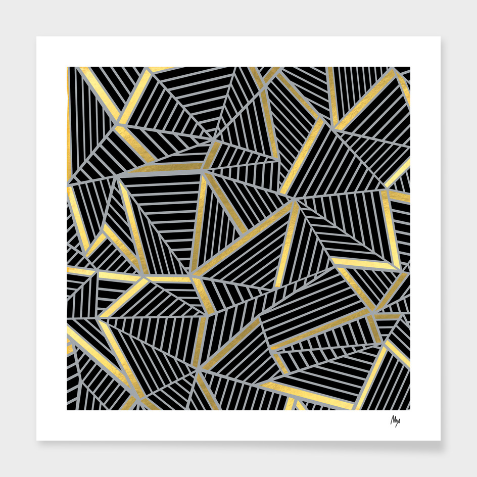 Ab Lines 2 Gold and Black