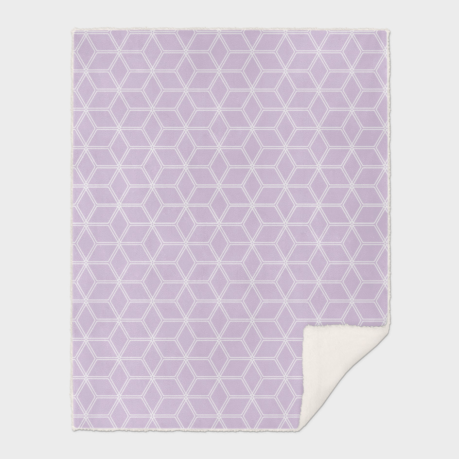 Geometric Hive Mind Pattern - Light Purple #216