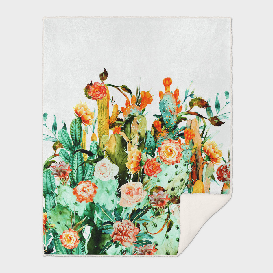 Succulent flowered cactus