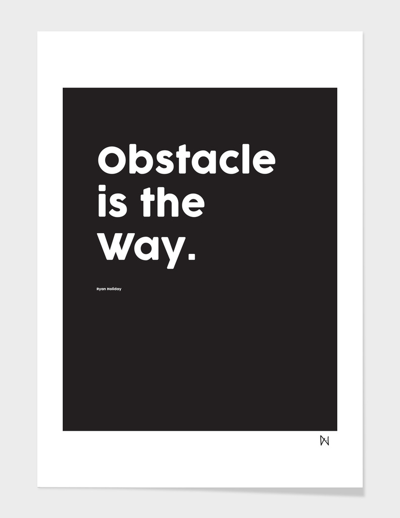 Obstacle is the way