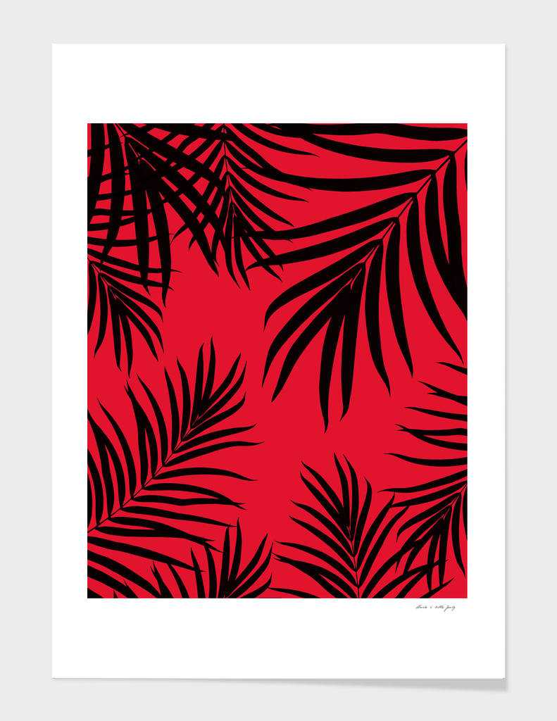 Palm Leaves Pattern Summer Vibes #12 #tropical #decor #art