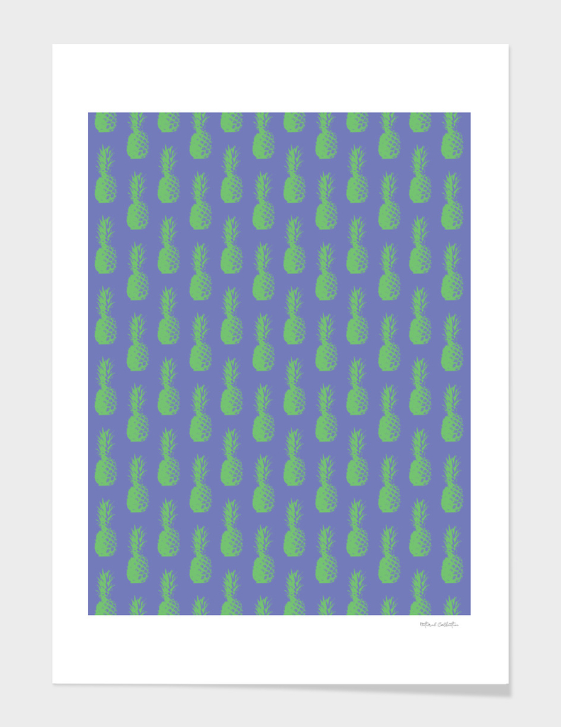 Pineapple Pattern - Purple & Green #352