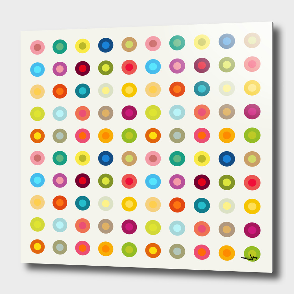 Vintage and Colourful Circles