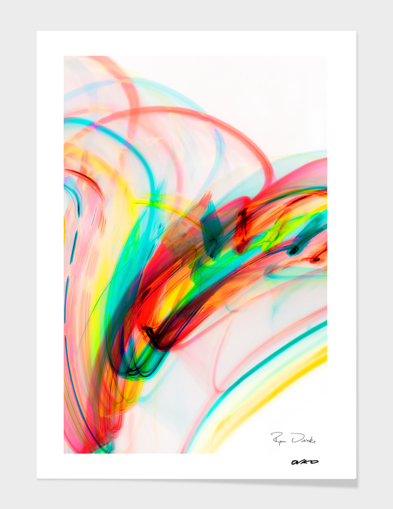 Festive Flow - Colorful Tropical Abstract