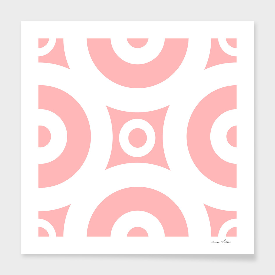 Abstract - pink and white.