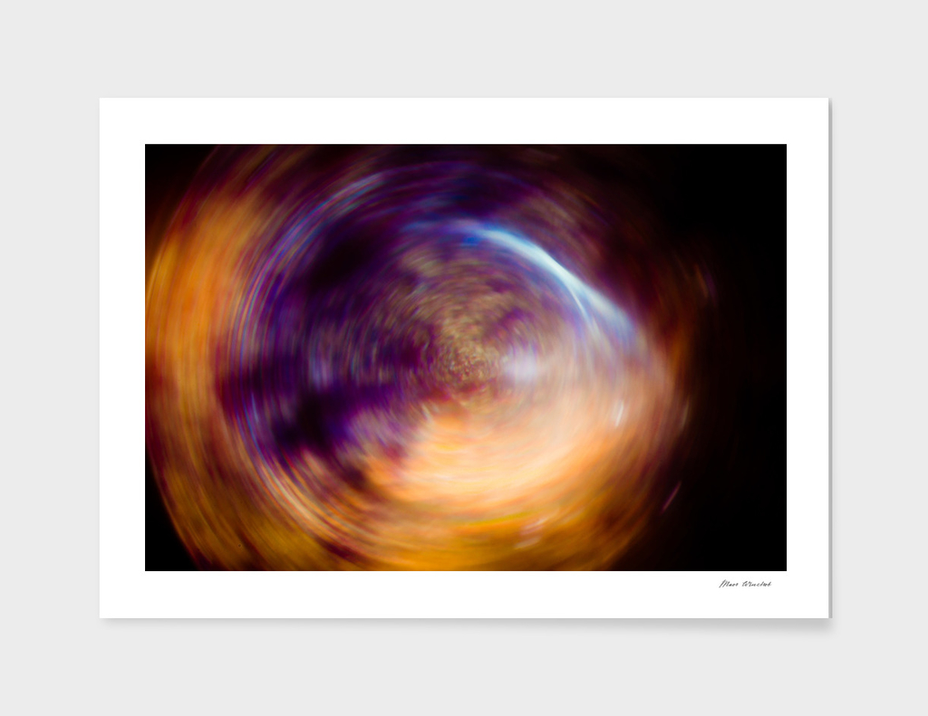 Abstract background blur color spin pattern