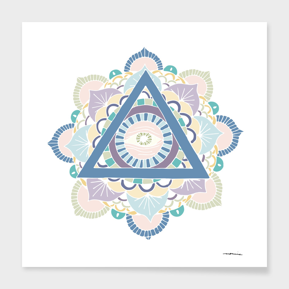 Mandala - Color and White