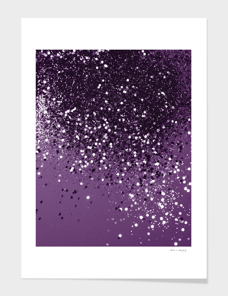 PURPLE Glitter Dream #1 #shiny #decor #art
